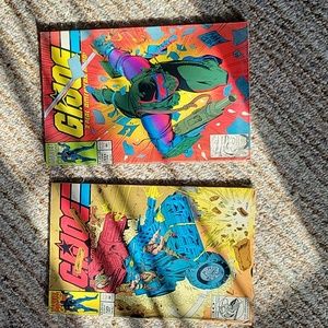 2 G.I. Joe comic books